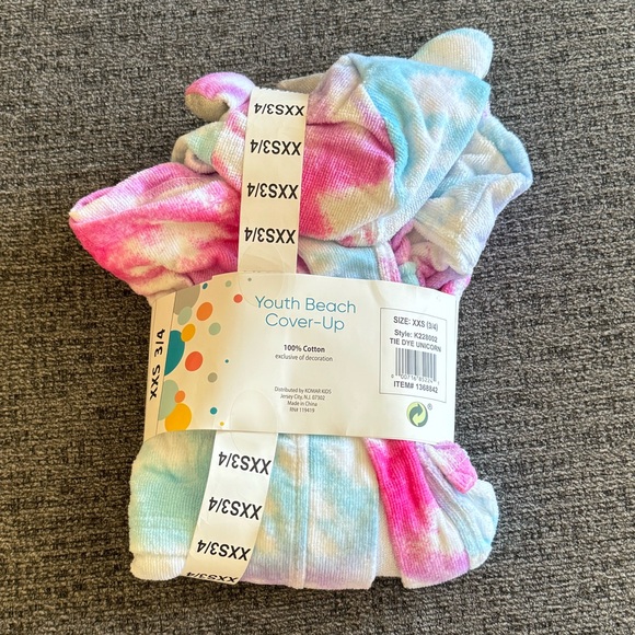 NWT Youth St Eve Beach Unicorn Cover Up - Picture 8 of 12